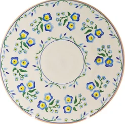 Hostess Gifts<Nicholas Mosse 9" Footed Cake Plate Forget Me Not