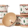 Gift Sets<Nicholas Mosse 4 Large Mugs, Medium Jug & Small Bowl Winter Robin