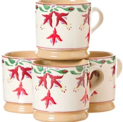 Special Event Gifts<Nicholas Mosse 4 Small Mugs Fuchsia