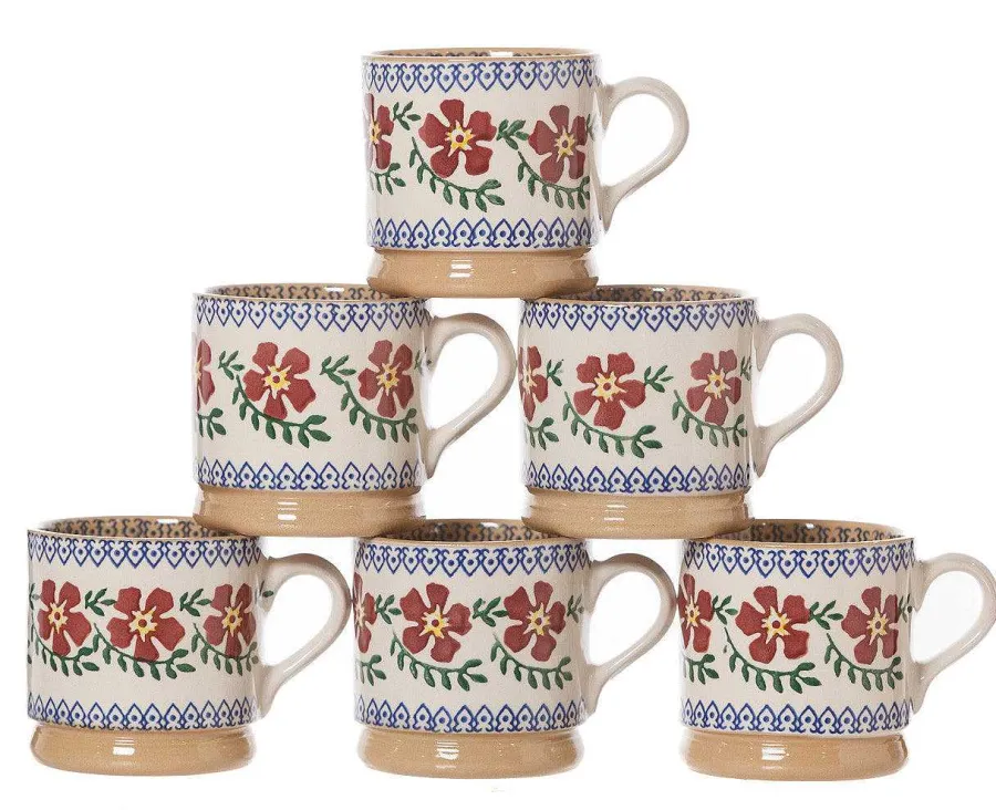 Old Rose<Nicholas Mosse 6 Small Mugs Old Rose