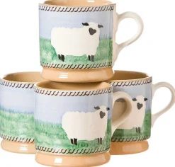 Special Event Gifts<Nicholas Mosse 4 Small Mugs Sheep