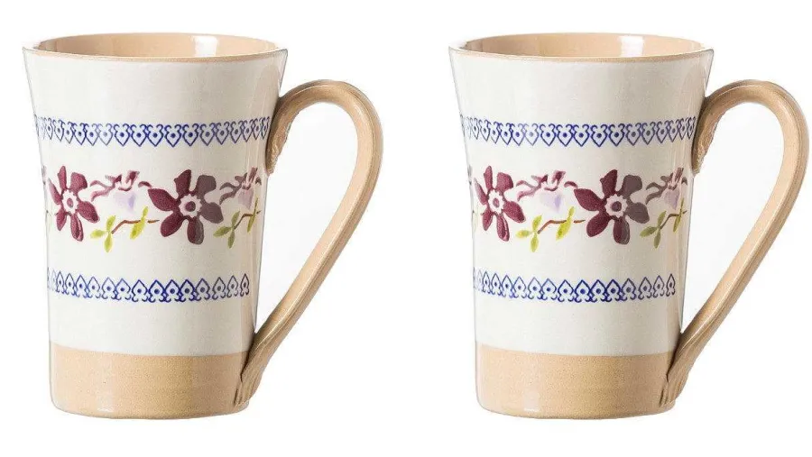 Mugs<Nicholas Mosse 2 Tall Mugs Clematis