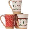 Gift Sets<Nicholas Mosse 2 Tall Mugs Red Lawn & 2 Tall Mugs Winter Robin