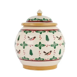 Christmas<Nicholas Mosse Cookie Jar Winter Robin