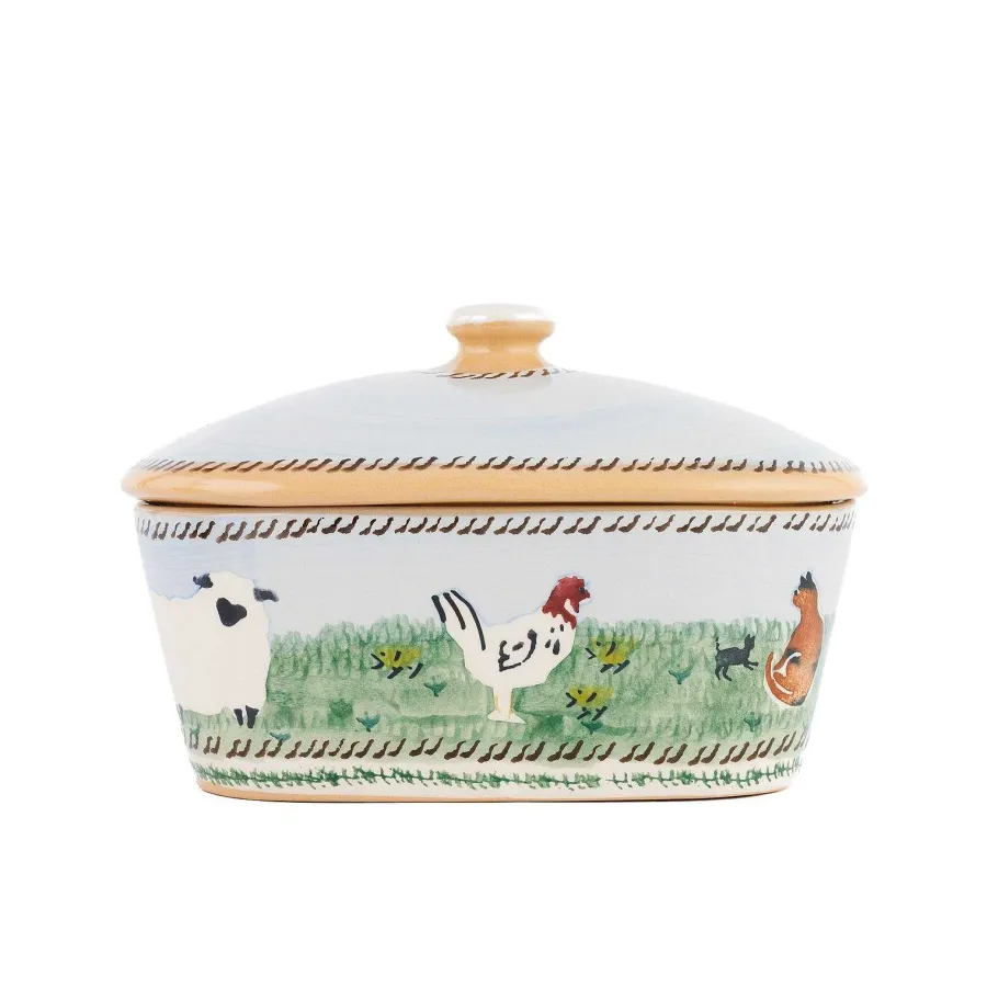 Landscapes<Nicholas Mosse Covered Butterdish Assorted Animals
