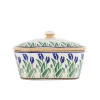 Easter<Nicholas Mosse Covered Butterdish Blue Blooms