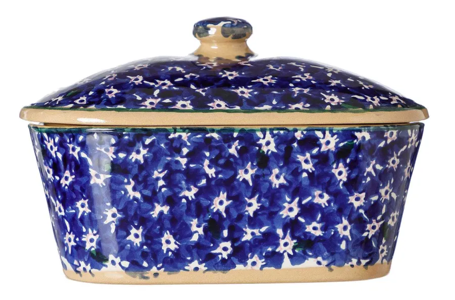 Mother'S Day<Nicholas Mosse Covered Butterdish Dark Blue Lawn