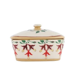 Serving Accessories<Nicholas Mosse Covered Butterdish Fuchsia