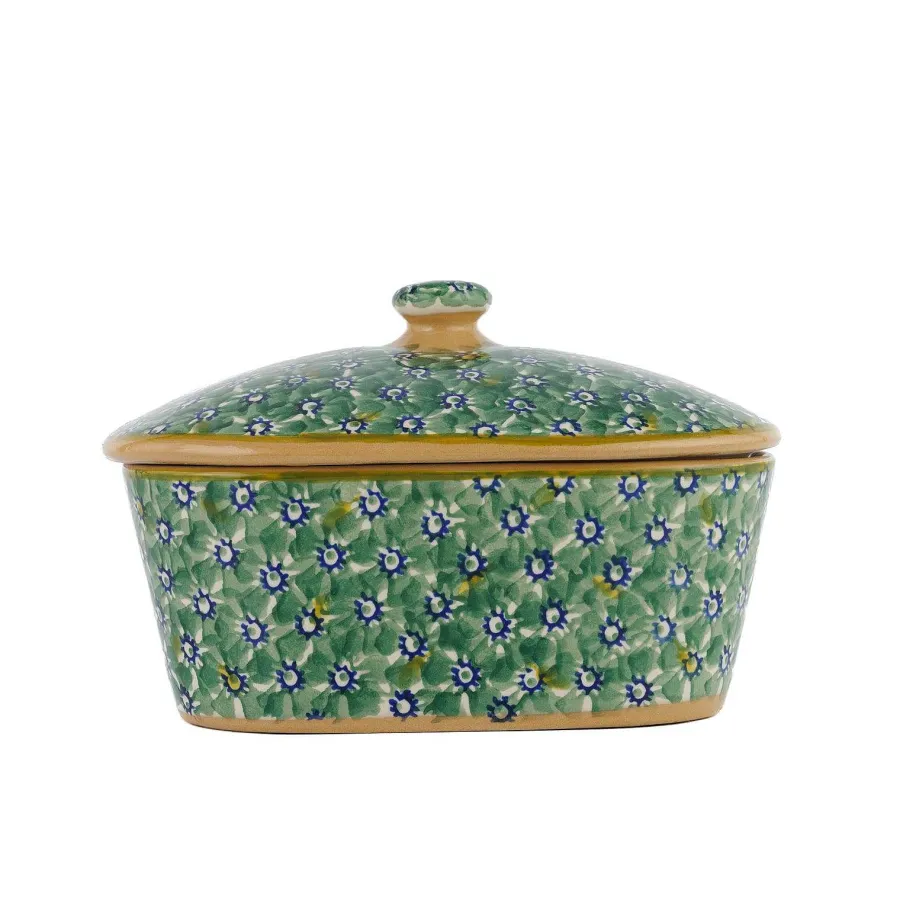 Easter<Nicholas Mosse Covered Butterdish Lawn Green