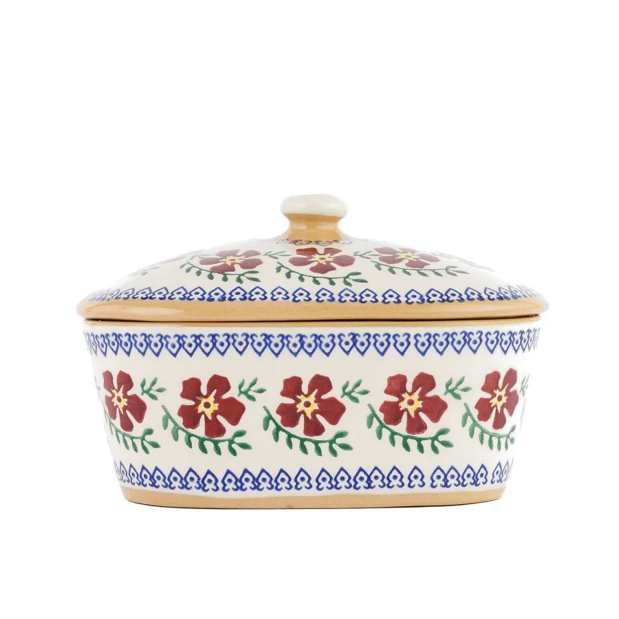 Tea Fanatic'S Gifts<Nicholas Mosse Covered Butterdish Old Rose