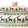Serving Accessories<Nicholas Mosse Covered Butterdish Reindeer