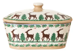 Serving Accessories<Nicholas Mosse Covered Butterdish Reindeer