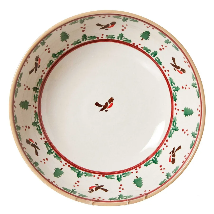 Special Event Gifts<Nicholas Mosse Fruit Bowl Winter Robin