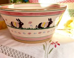 Easter<Nicholas Mosse Large Angled Bowl Easter Bunny 2022