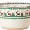 Reindeer<Nicholas Mosse Large Angled Bowl Reindeer