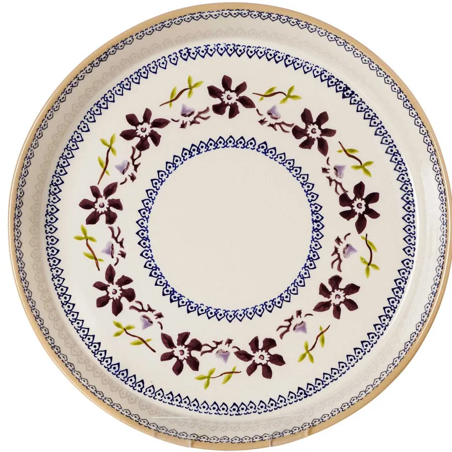 Oven Friendly Dishes<Nicholas Mosse Large Quiche Dish Clematis
