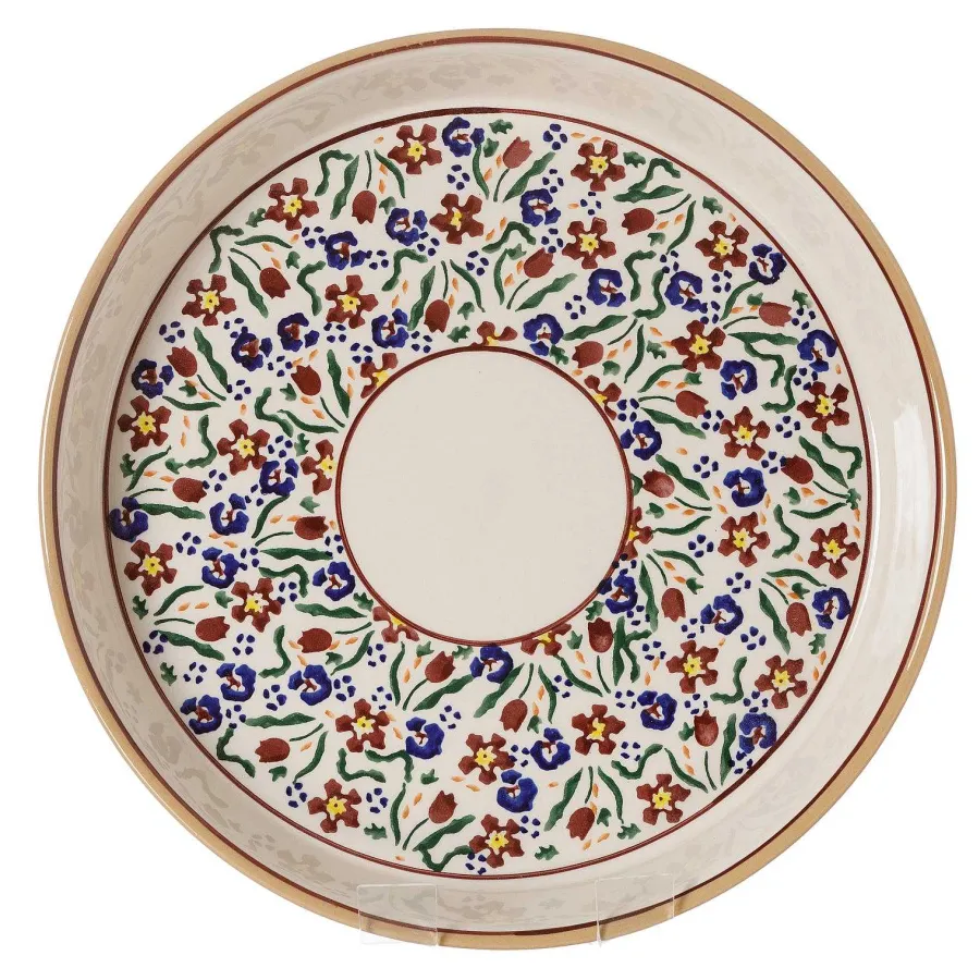 Food Lover'S Gifts<Nicholas Mosse Large Quiche Dish Wild Flower Meadow