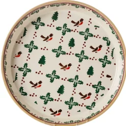 Food Lover'S Gifts<Nicholas Mosse Large Quiche Dish Winter Robin