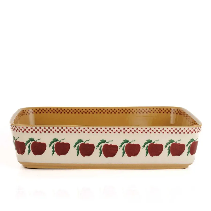 Food Lover'S Gifts<Nicholas Mosse Large Rectangular Oven Dish Apple