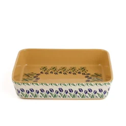 Oven Friendly Dishes<Nicholas Mosse Large Rectangular Oven Dish Blue Blooms