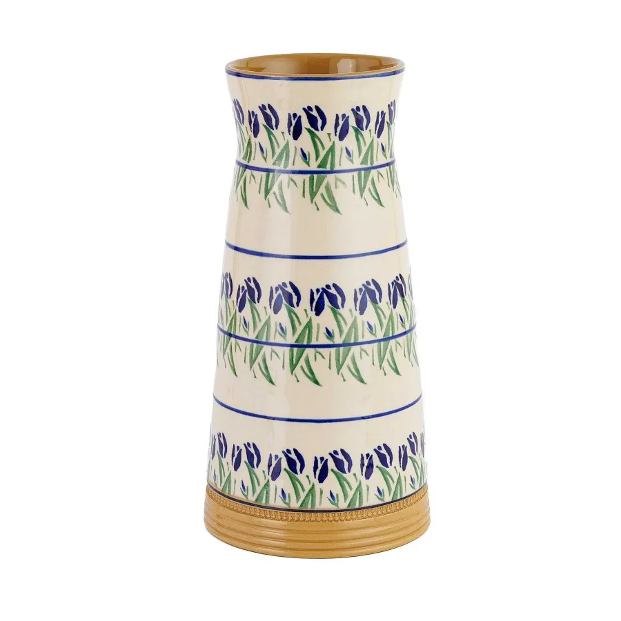 Valentine'S Day<Nicholas Mosse Large Tapered Vase Blue Blooms