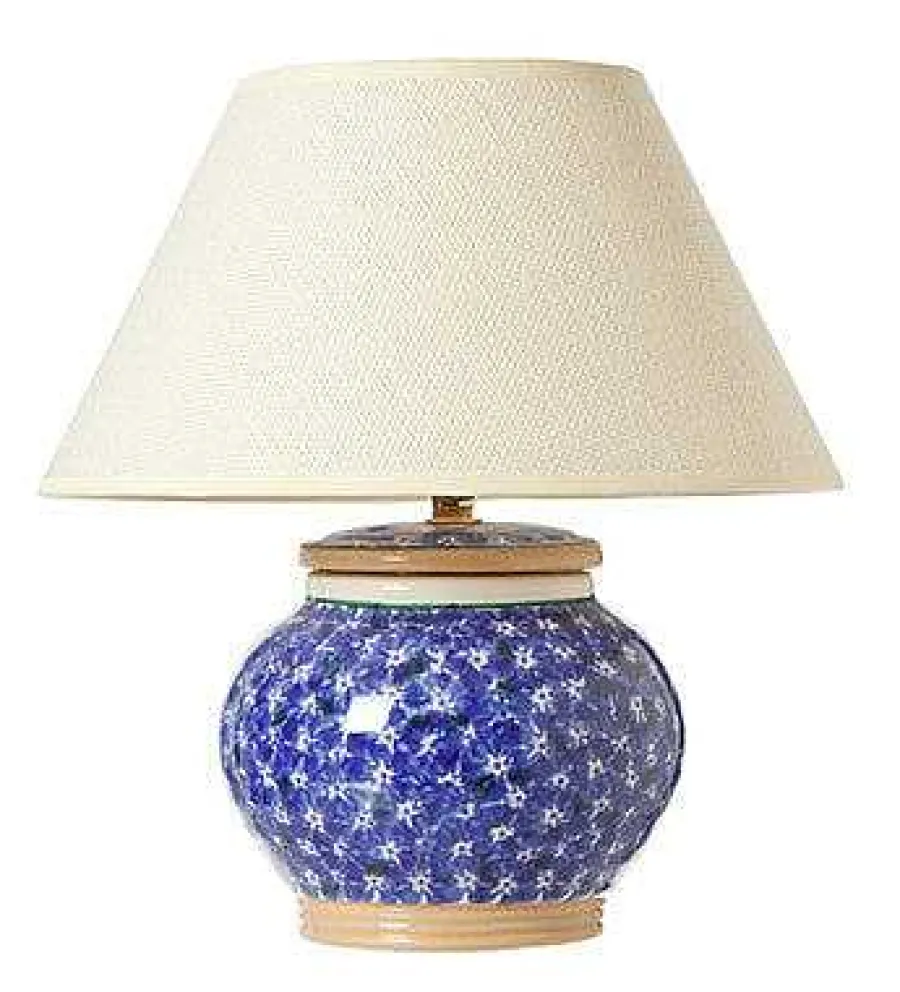 Lawn<Nicholas Mosse Lawn Dark Blue 5" Lamp Base