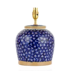 Lawn<Nicholas Mosse Lawn Dark Blue 7" Lamp Base