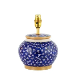 Lamps<Nicholas Mosse Lawn Dark Blue 5" Lamp Base
