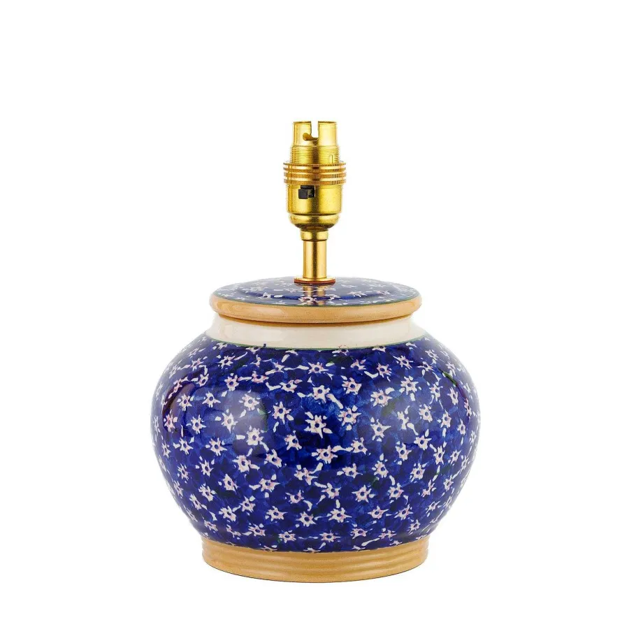 Lamps<Nicholas Mosse Lawn Dark Blue 5" Lamp Base