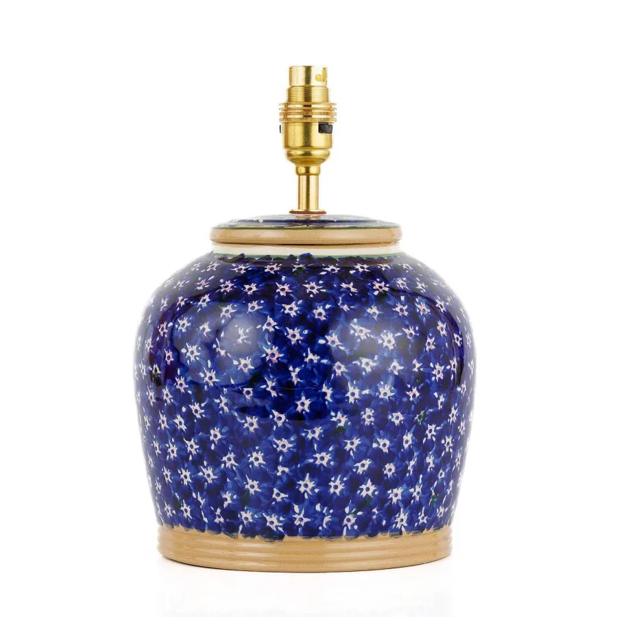 House Warming Gifts<Nicholas Mosse Lawn Dark Blue 7" Lamp Base