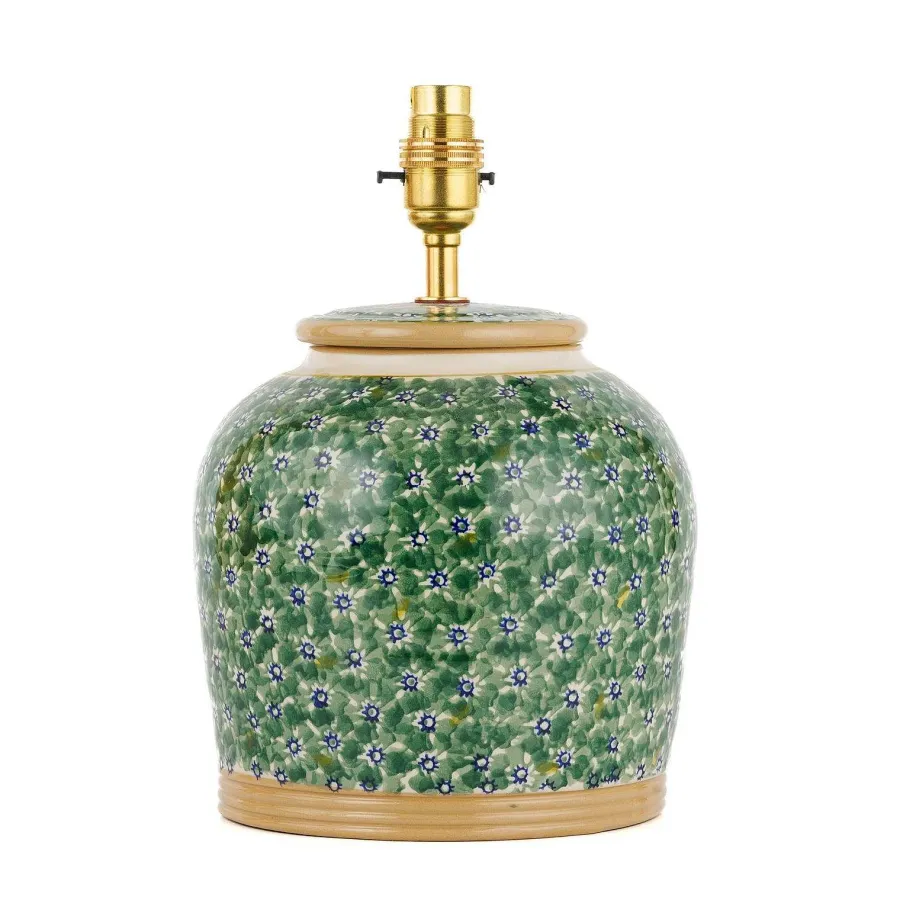 Lamps<Nicholas Mosse Lawn Green 7" Lamp Base