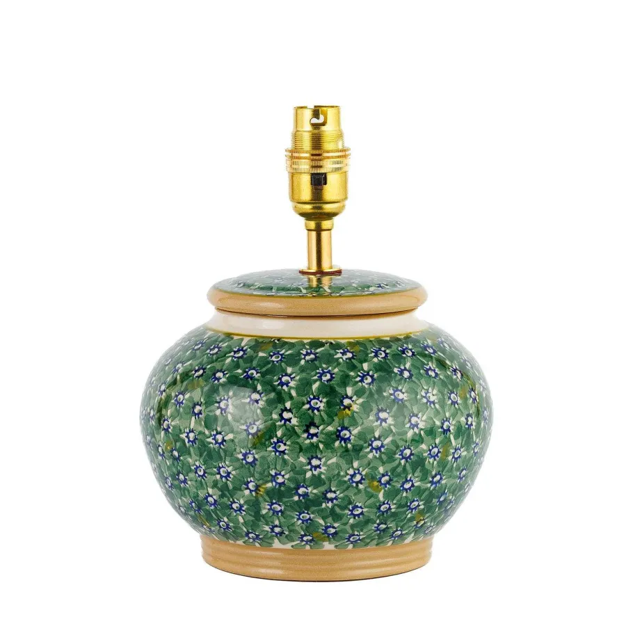 Lamps<Nicholas Mosse Lawn Green 5" Lamp Base