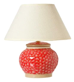 Lamps<Nicholas Mosse Lawn Red 5" Lamp Base