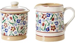 Wild Flower Meadow<Nicholas Mosse Lidded Sugar Bowl And Small Cylinder Jug Wild Flower Meadow
