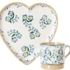 Mother'S Day<Nicholas Mosse Medium Heart Plate And Small Mug Forget Me Not