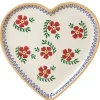 Plates<Nicholas Mosse Medium Heart Plate And Tiny Heart Plate Old Rose