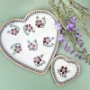 Old Rose<Nicholas Mosse Medium Heart Plate And Tiny Heart Plate Old Rose