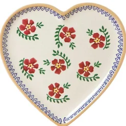 Old Rose<Nicholas Mosse Medium Heart Plate And Tiny Heart Plate Old Rose