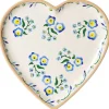 Wedding Gifts<Nicholas Mosse Medium Heart Plate Forget Me Not