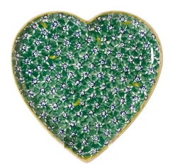 Plates<Nicholas Mosse Medium Heart Plate Green Lawn