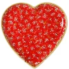 Plates<Nicholas Mosse Medium Heart Plate Red Lawn