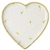 Plates<Nicholas Mosse Medium Heart Plate White Lawn