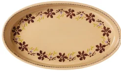 Oven Friendly Dishes<Nicholas Mosse Medium Oval Oven Dish Clematis