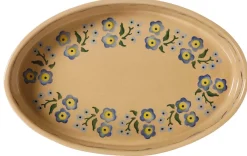 Oven Friendly Dishes<Nicholas Mosse Medium Oval Oven Dish Forget Me Not
