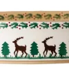 Oven Friendly Dishes<Nicholas Mosse Medium Oval Oven Dish Reindeer