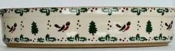 Food Lover'S Gifts<Nicholas Mosse Medium Oval Oven Dish Winter Robin