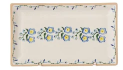 Forget Me Not<Nicholas Mosse Medium Rectangle Plate Forget Me Not