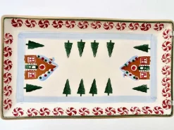 Christmas<Nicholas Mosse Medium Rectangle Plate Ginger House