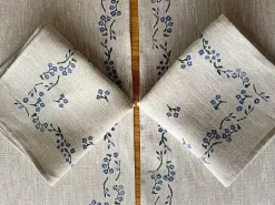 Hostess Gifts<Nicholas Mosse Napkin Forget Me Not Linen