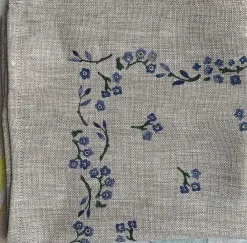 Forget Me Not<Nicholas Mosse Napkin Forget Me Not Linen